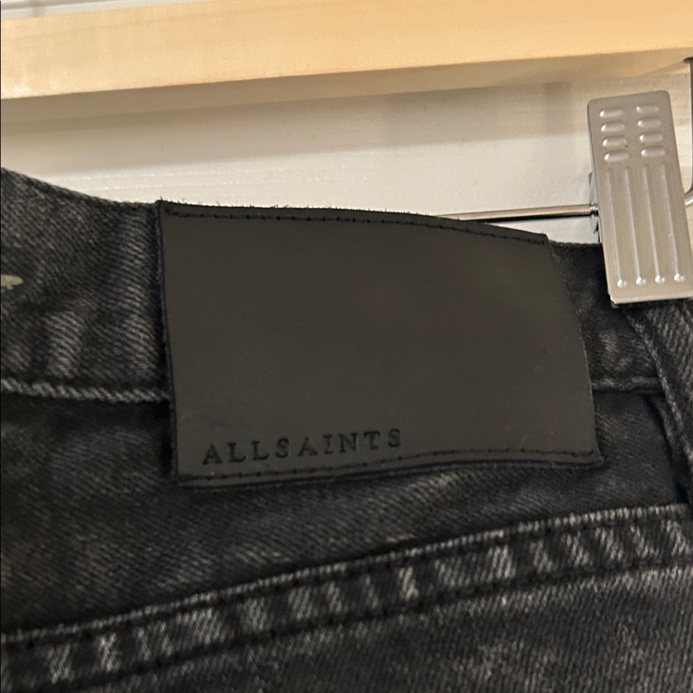 All Saints Dark Denim Skinny Jeans - Picture 4 of 6
